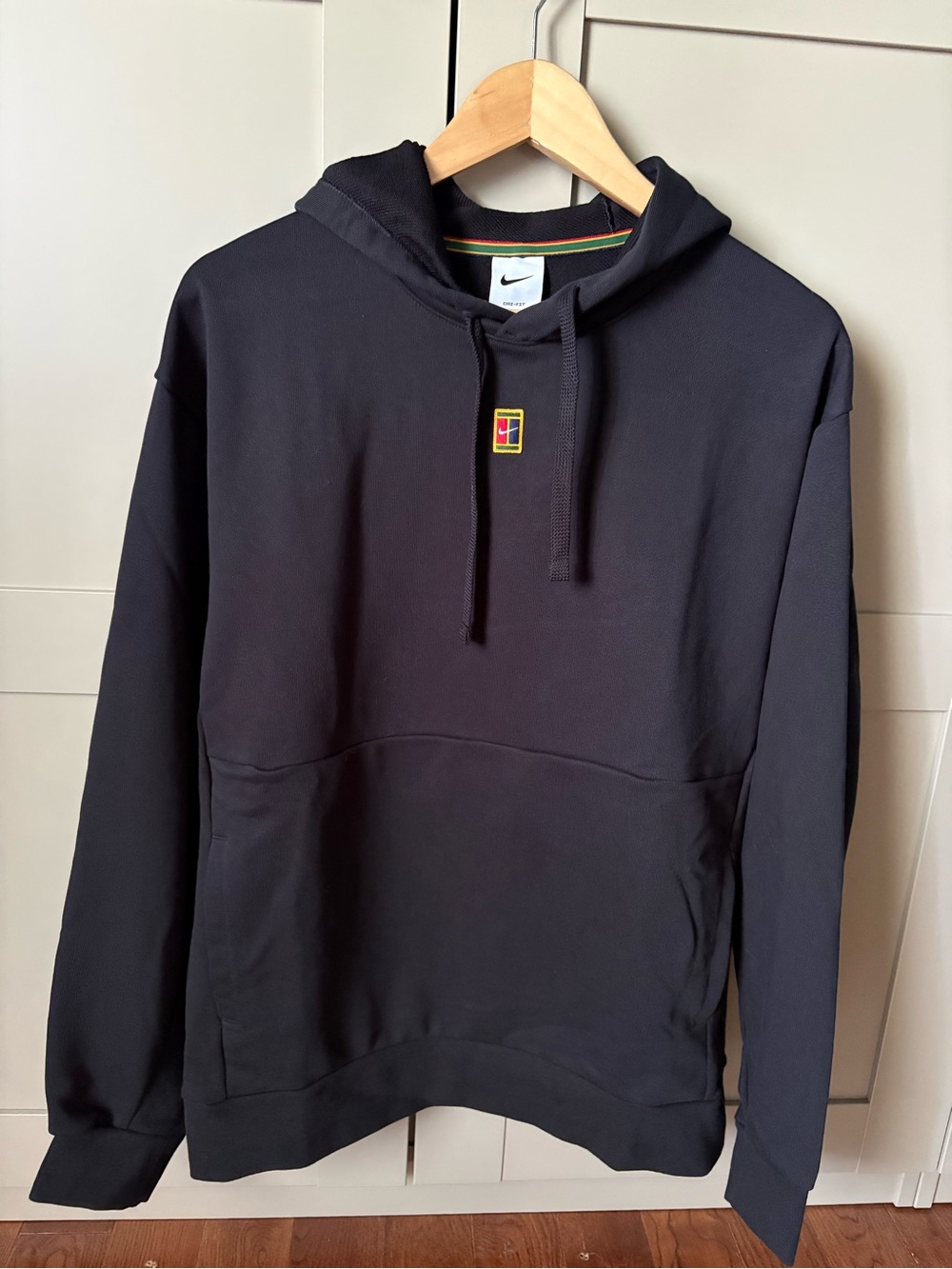 Nike Black Pullover Hoodie with Small Center Logo